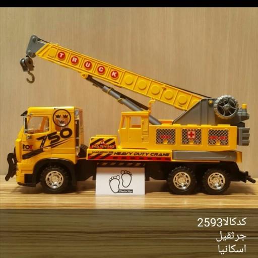 جرثقیل اسکانیا قدرتی 750،گردشی